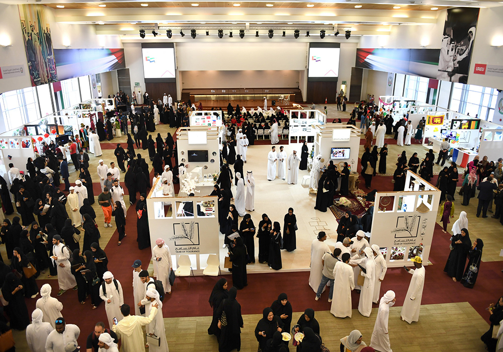 The UAE is a home to tolerance, reflected by 21 communities participating in the UAEU Tolerance Exhibition